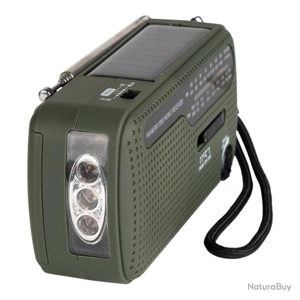Radio de survie solaire - SW1/SW2/FM/AM