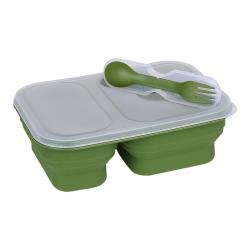 Boite &agrave; repas pliable en silicone