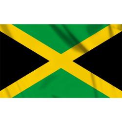 Drapeau Jama&iuml;que 1m x 1m50