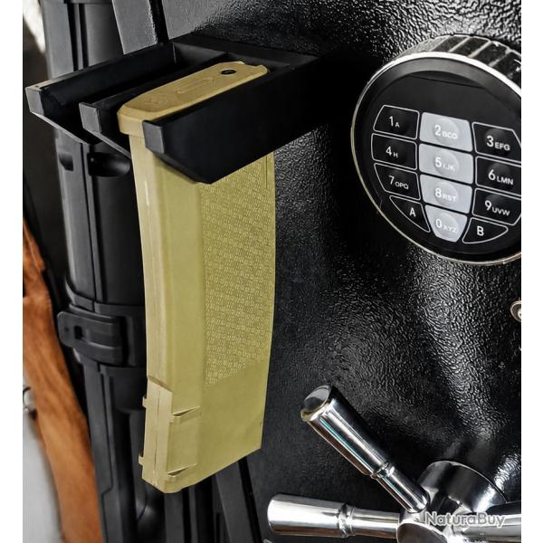 Porte Chargeur Double AR Magn�tique SPIDERMAG - Support PMAG AR pour Coffre-Fort