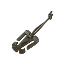 Attache sangle WEB DOMINATOR - lot de 2 - Vert foliage