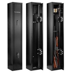 WALDBERG First 5 Coffre &agrave; Armes Longues Double Serrure - Stockage S&eacute;curis&eacute; 5 Fusils 10 armes &agrave; 2 cle