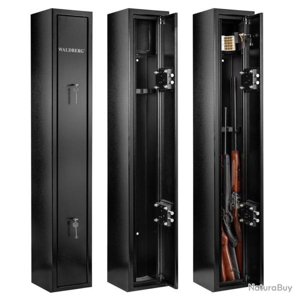 WALDBERG First 5 Coffre � Armes Longues Double Serrure - Stockage S�curis� 5 Fusils 18 armes � 2 cle