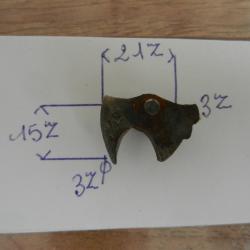 pi&egrave;ce d&eacute;tach&eacute;e une noix pour arme ancienne