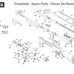 CACHE TIGE D'ARMEMENT DIANA 48-52-54