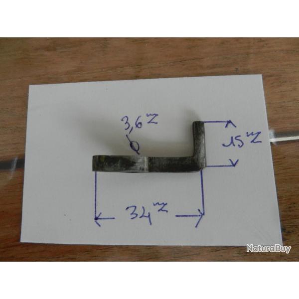g�chette de platine pour un fusil ancien