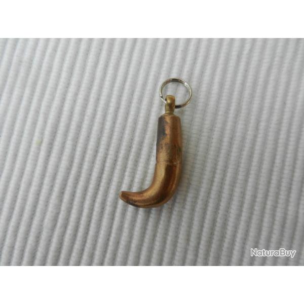 cartouche Lebel transform�e en pendentif( artisanat)
