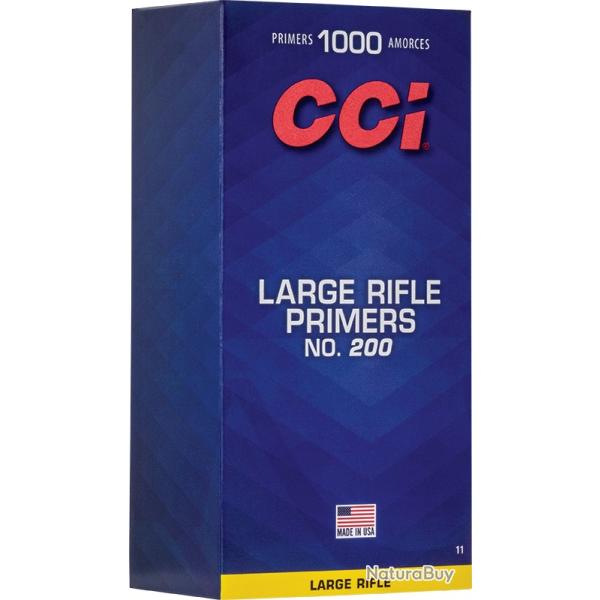 boite de 1000 amorces Large Rifle de marque CCI 200