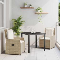 Ensemble de salle &agrave; manger pour 3 pcs polyrotin