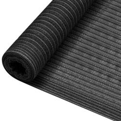 Filet brise-vue Anthracite 2x10 m PEHD 150 g/m&sup2;