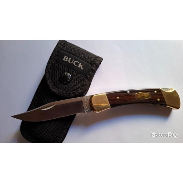 COLLECTOR RARE COUTEAU BUCK 110 FOLDING HUNTER 50 EME ANNIVERSAIRE 1964 2014 EDITION LIMITEE