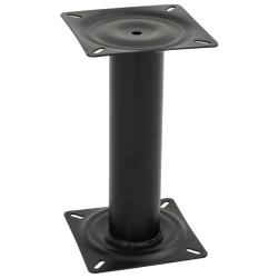 Pi&eacute;destal de si&egrave;ge de bateau noir 33 cm acier