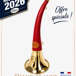 ELLESS - 166/3R - Gain&eacute;e Rouge - 45 cm - "DIANE 45 Luxe" - Embout Magnum - PERSONNALISABLE !