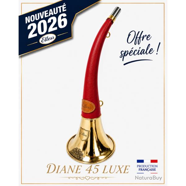 ELLESS - 166/3R - Gain�e Rouge - 45 cm - "DIANE 45 Luxe" - Embout Magnum - PERSONNALISABLE !