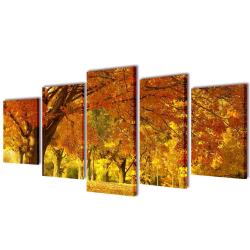 Set de toiles murales imprim&eacute;es &Eacute;rable 100 x 50 cm
