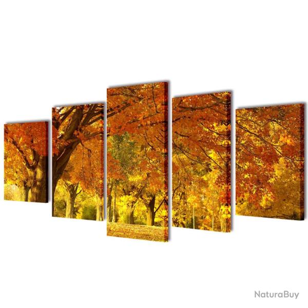 Set de toiles murales imprim�es �rable 100 x 50 cm