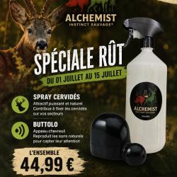 Pack r&ucirc;t brocard : Buttolo + Spray Cervid&eacute;s Alchemist