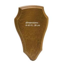 ECUSSON POUR TROPHEE CERF DIM. H. 45 X L. 28 CM