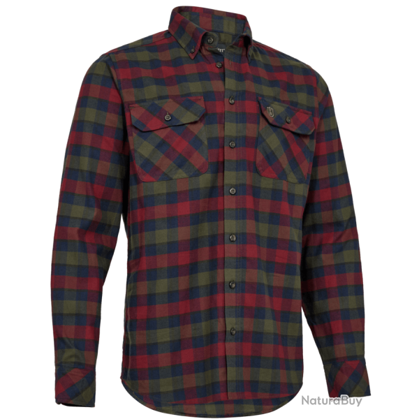 Chemise Cooper rouge DEERHUNTER-41/42