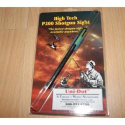 guidon &agrave; coller sur bande ventil&eacute;e fusil UNIDOT VERT longueur 115 mm - VENDU PAR JEPERCUTE (SW502)