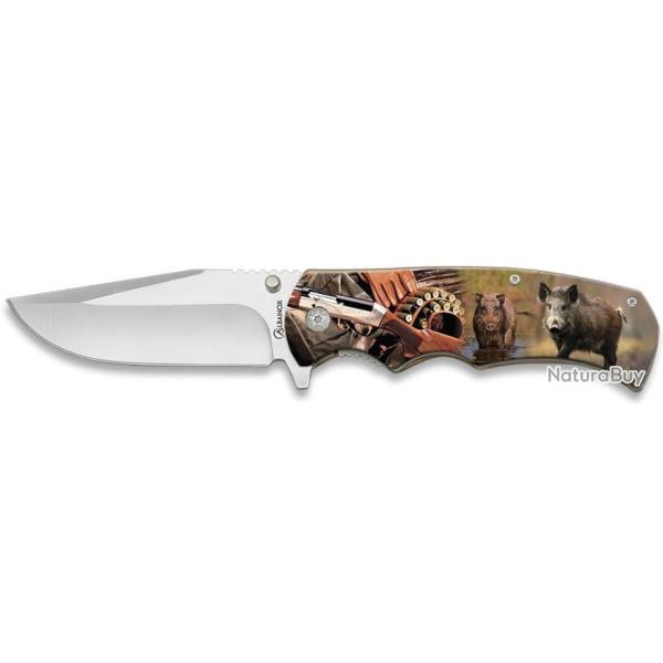COUTEAU PLIANT ALBAINOX SANGLIER