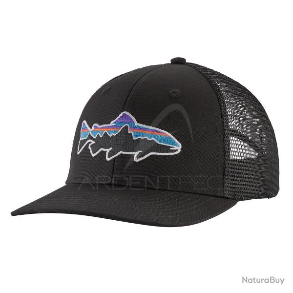 Casquette PATAGONIA Fitz Roy Trout Trucker Black