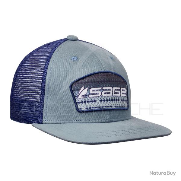 Casquette SAGE Patch Trucker Blue