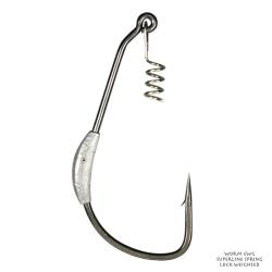 Hame&ccedil;on Texan Plomb&eacute; Gamakatsu Worm EWG Superline Spring Lock Weighted 6/0