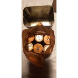 Lot de cartouches "green", d&eacute;di&eacute; au pistolet lance fus&eacute;e &eacute;clairante britannique