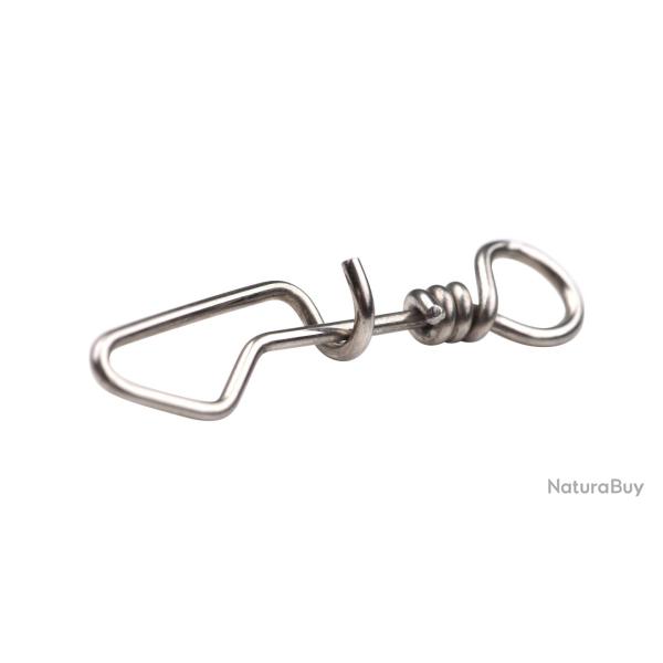 Agrafe Spro Salt! Stainless Steel Quick Change Snap par 10 n�3 17kg