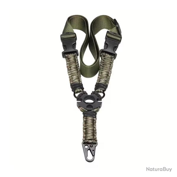 Sangle Tactique 1 Point QD Camouflage Vert