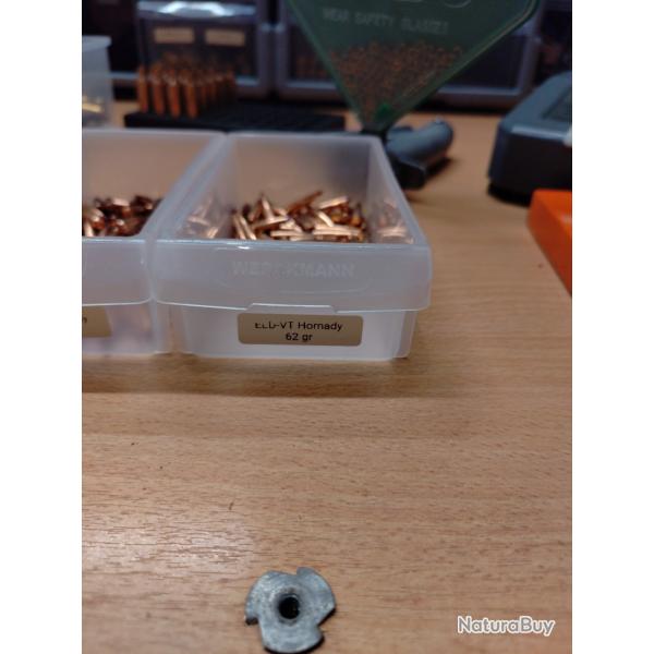 ELD VT 62gr lots de 48 ogives