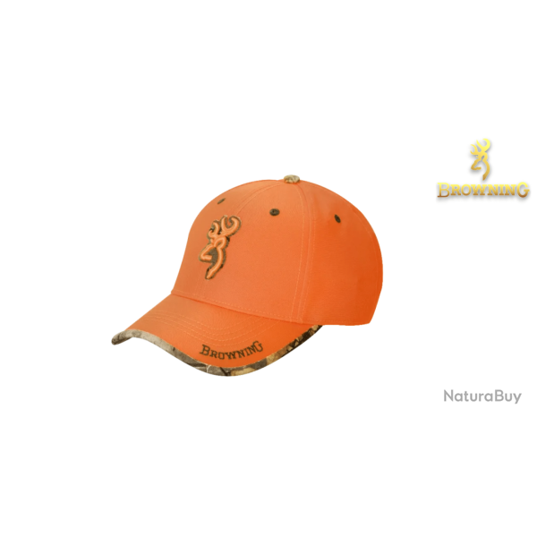 Casquette sure shot  orange  browning Taille unique
