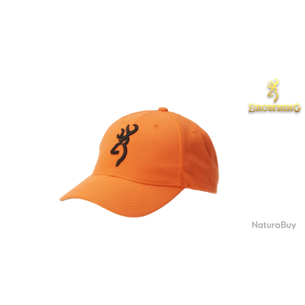 Casquette safety orange 3d browning Taille unique