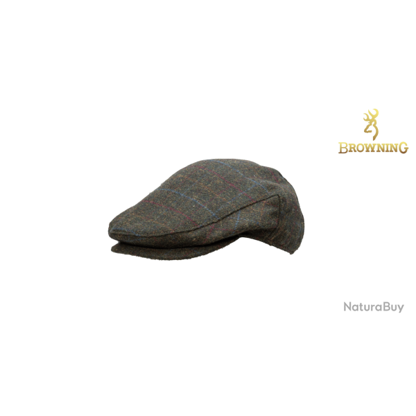 Casquette plate Balmoral Tweed BROWNING