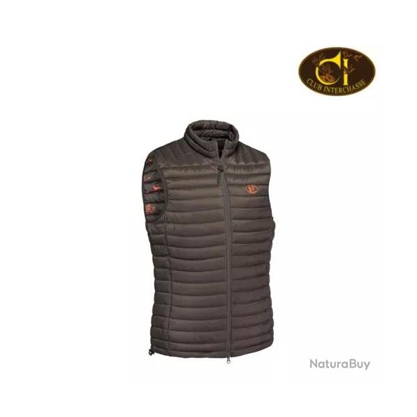 Veste matelass�e sans manche philibert club interchasse Marron