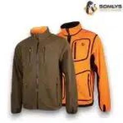 Veste polaire reversible orange marron Somlys L