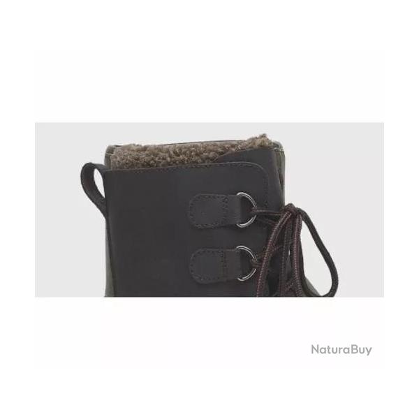 Bottes fourr�es Hudson marron rouchette 40
