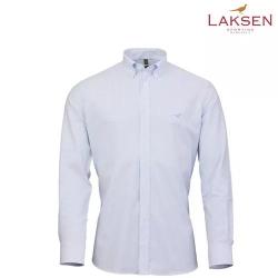 Chemise oxford stretch &agrave; &eacute;pingle laksen M