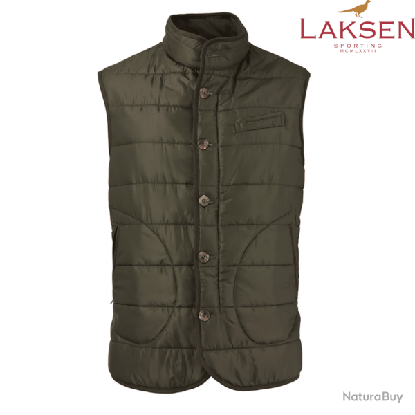 Gilet matelasse donnington olive laksen