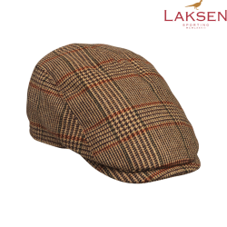 Casquette plate en tweed cavendish drivers laksen