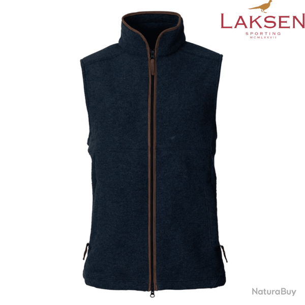 Gilet polaire isla bleu marine laksen S