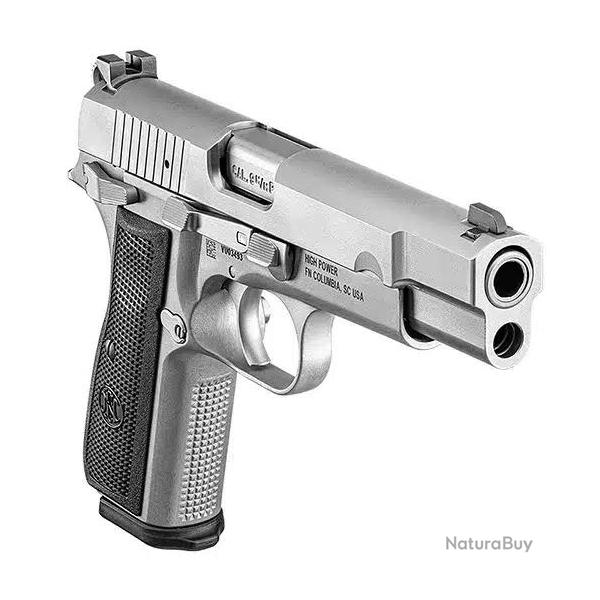 Pistolet fn herstal high power stainless "edition limitee iwa" 100 pi�ces cal 9x19 Plaintel