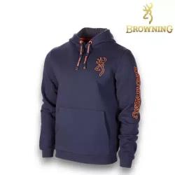 Sweat a capuche Browning snapshot  blue M