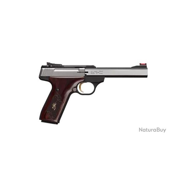 Pistolet Browning Buck Mark Medaillon Rosewood cal 22lr Plaintel