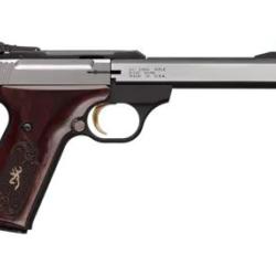Pistolet Browning Buck Mark Medaillon Rosewood cal 22lr Carhaix