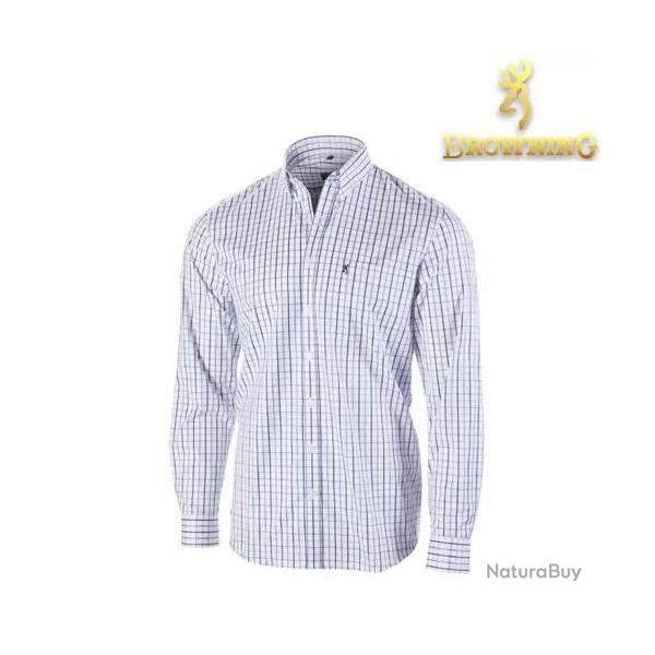 Chemise manches longues Browning James blue 2XL