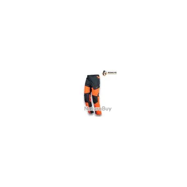 Pantalon cordura orange made in traque Somlys