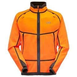 Veste polaire reversible orange /marron merkel 2XL