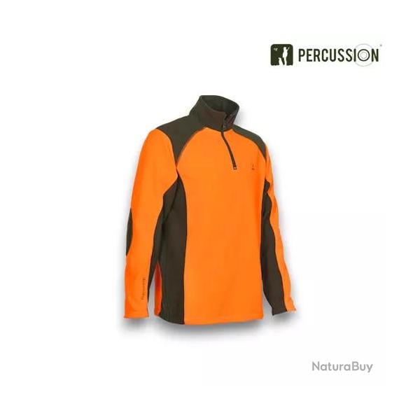 Polaire bi color orange Percussion 2XL